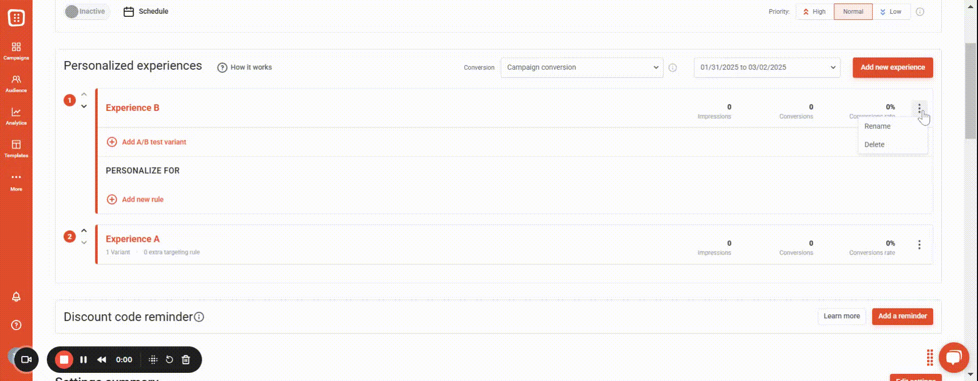 OptiMonk Admin - 2 March 2025.gif